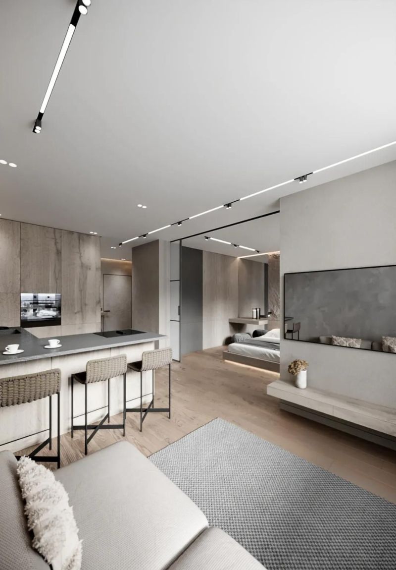 高级灰+轻奢，极致的现代感 - 家居知识