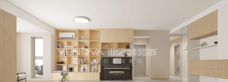 唐山万科·金域华府89平方米原木风格装修效果案例|业之峰装饰 - 家居知识