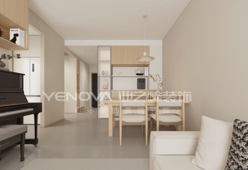 唐山万科·金域华府89平方米原木风格装修效果案例|业之峰装饰 - 家居知识