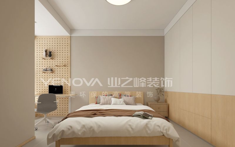 唐山万科·金域华府89平方米原木风格装修效果案例|业之峰装饰 - 家居知识