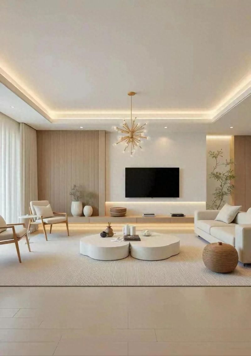 158平原木风装修，显大又绝美！