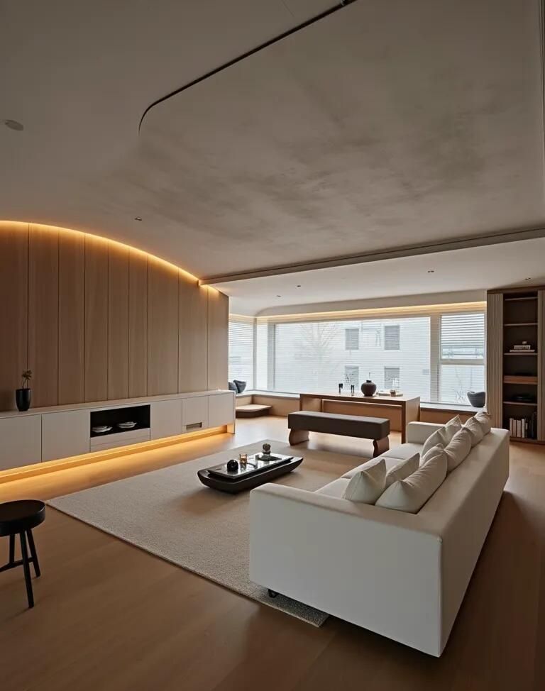 157㎡日式侘寂风豪宅！理想家火爆全网。 - 家居知识