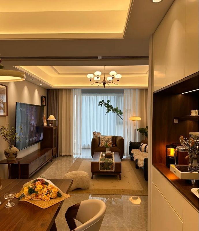 143㎡入住一年，精装改中古真的香 - 家居知识