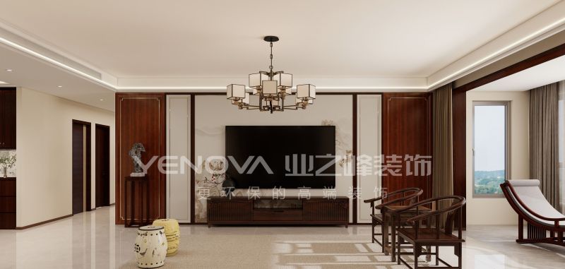 唐山唐城壹零壹270平方米现代中式风格装修效果案例|业之峰装饰 - 家居知识