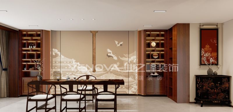 唐山唐城壹零壹270平方米现代中式风格装修效果案例|业之峰装饰 - 家居知识