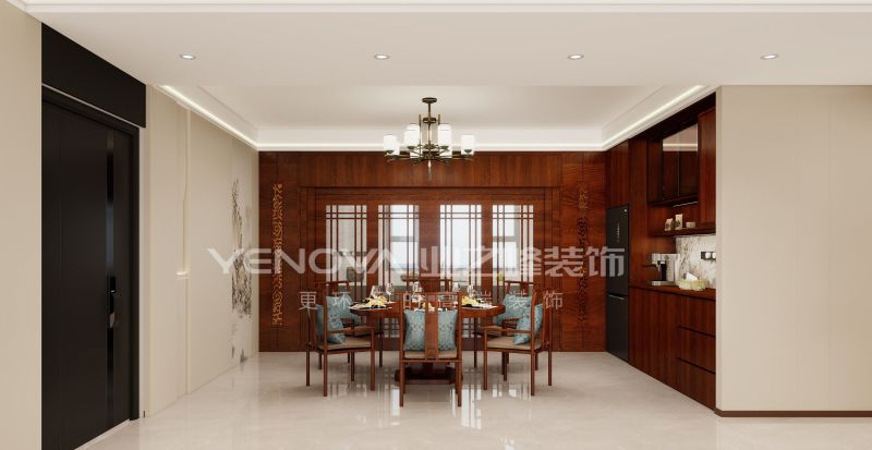 唐山唐城壹零壹270平方米现代中式风格装修效果案例|业之峰装饰 - 家居知识