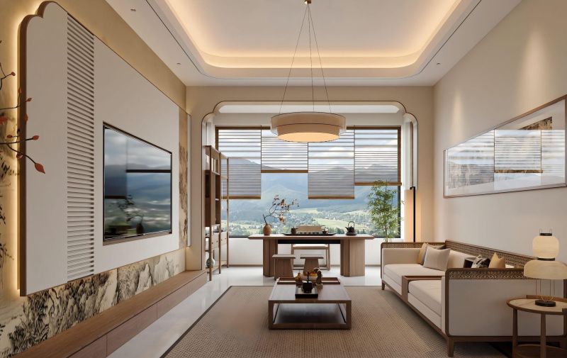 新中式实木家具、玄关柜、玄关隔断、实木家 - 家居知识