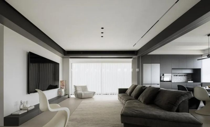 188㎡现代极简：以克制，容纳生活百川 - 家居知识