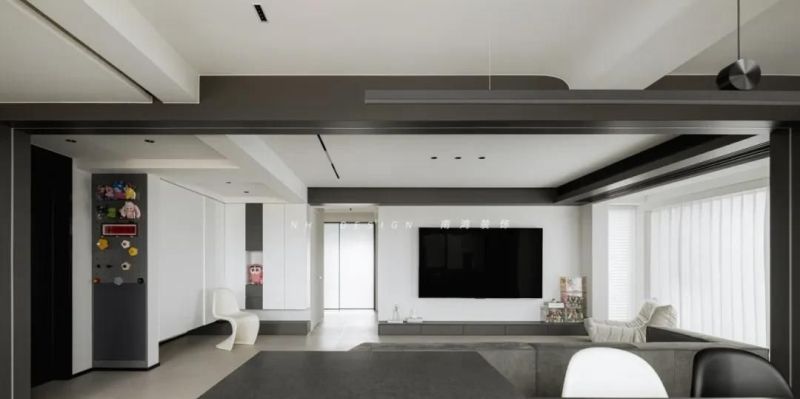 188㎡现代极简：以克制，容纳生活百川 - 家居知识