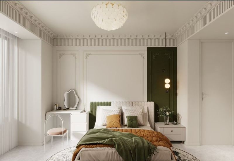 140㎡法式奶油风装修实景｜奶油白+复古石膏线，温柔到心坎里🥐 - 家居知识