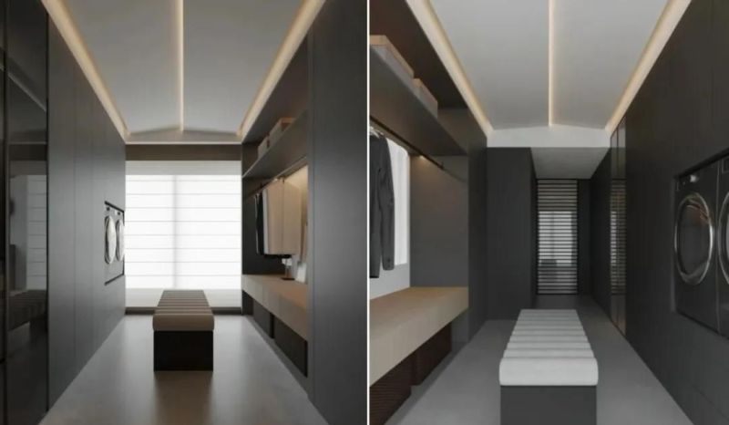 年轻人太会了！「洗烘机衣帽间一体化」设计，收纳力和颜值封神！ - 家居知识
