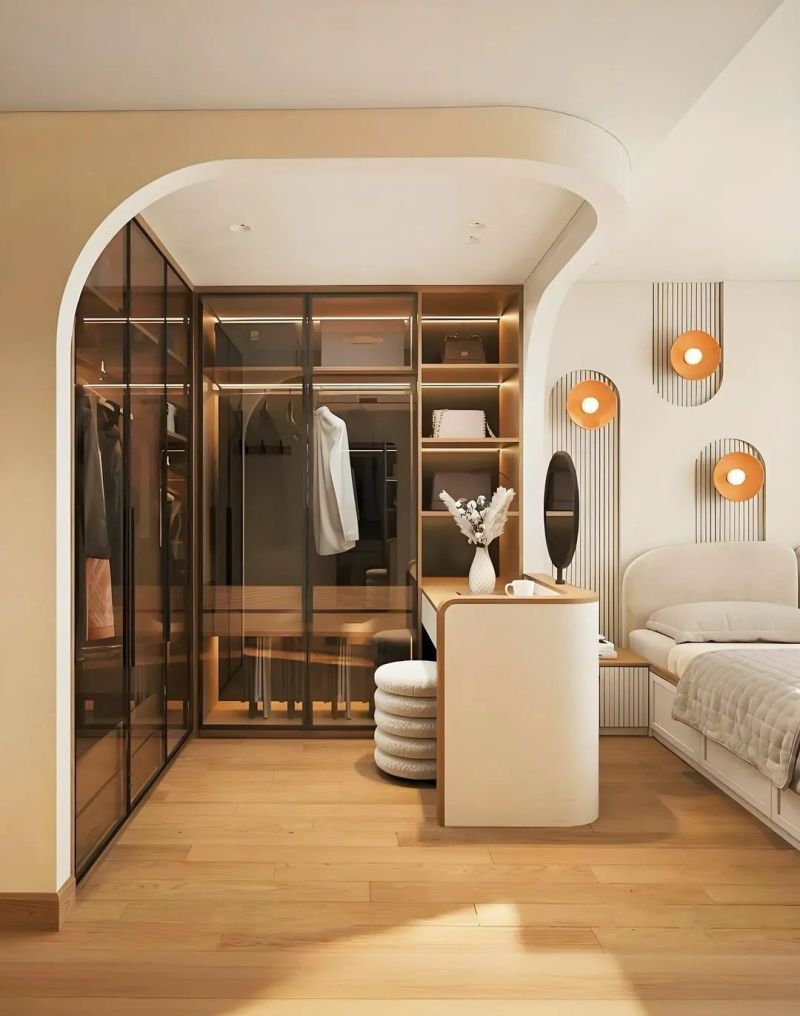 老公真聪明，卧室加个隔断，就出来一个衣帽间 - 家居知识