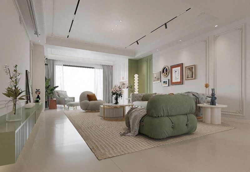 长沙湖湘花园小法风设计，软硬装和谐搭配，打造鲜明舒适空间