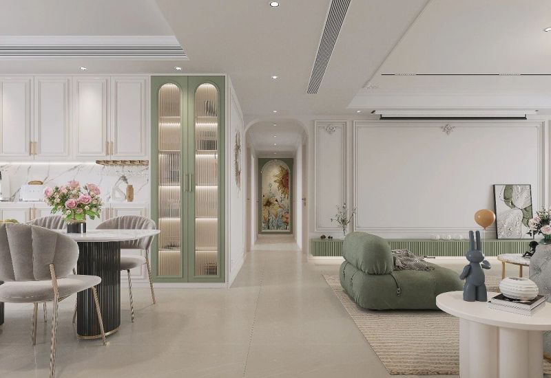 长沙湖湘花园小法风格设计：软硬搭配恰到好处，色彩鲜明舒适 - 家居知识