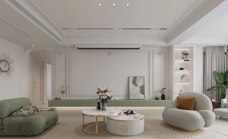 长沙湖湘花园小法风格设计：软硬搭配恰到好处，色彩鲜明舒适 - 家居知识