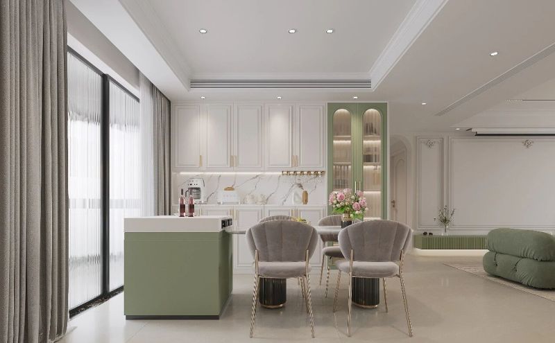 长沙湖湘花园小法风格设计：软硬搭配恰到好处，色彩鲜明舒适 - 家居知识