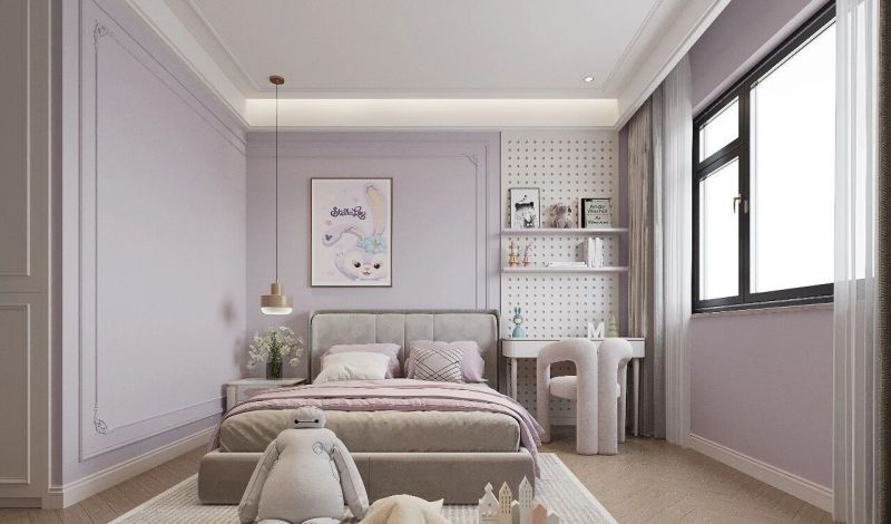 长沙湖湘花园小法风格设计：软硬搭配恰到好处，色彩鲜明舒适 - 家居知识