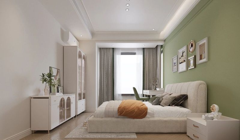 长沙湖湘花园小法风格设计：软硬搭配恰到好处，色彩鲜明舒适 - 家居知识