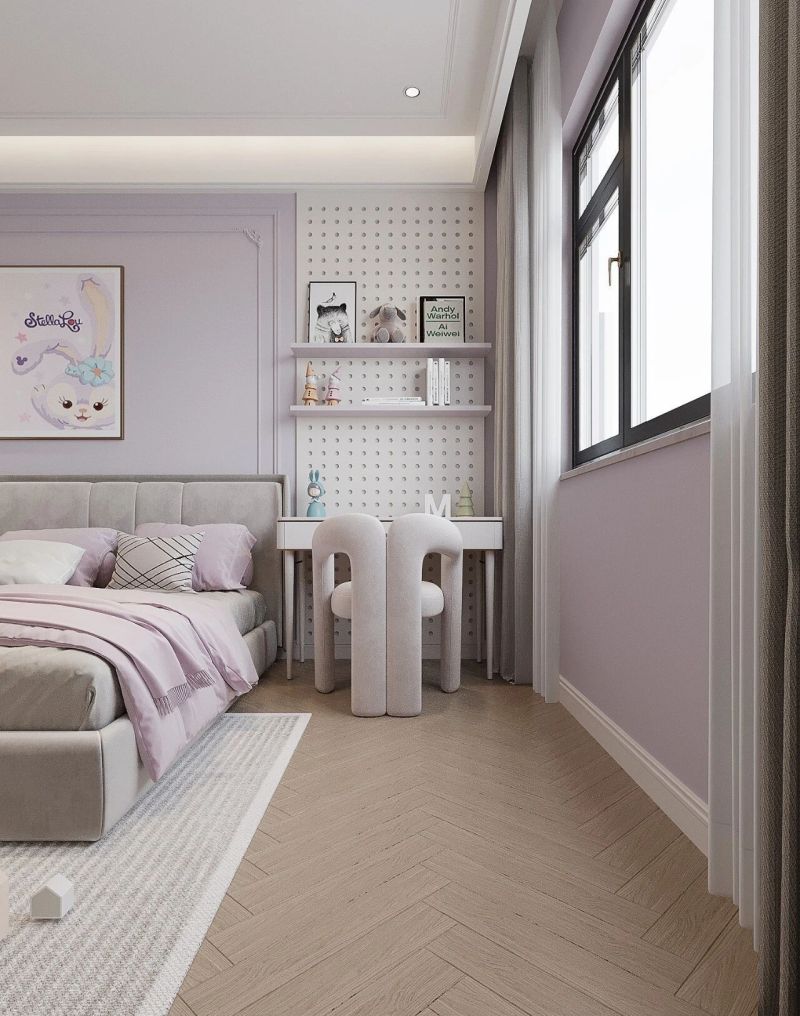 长沙湖湘花园小法风格设计：软硬搭配恰到好处，色彩鲜明舒适 - 家居知识