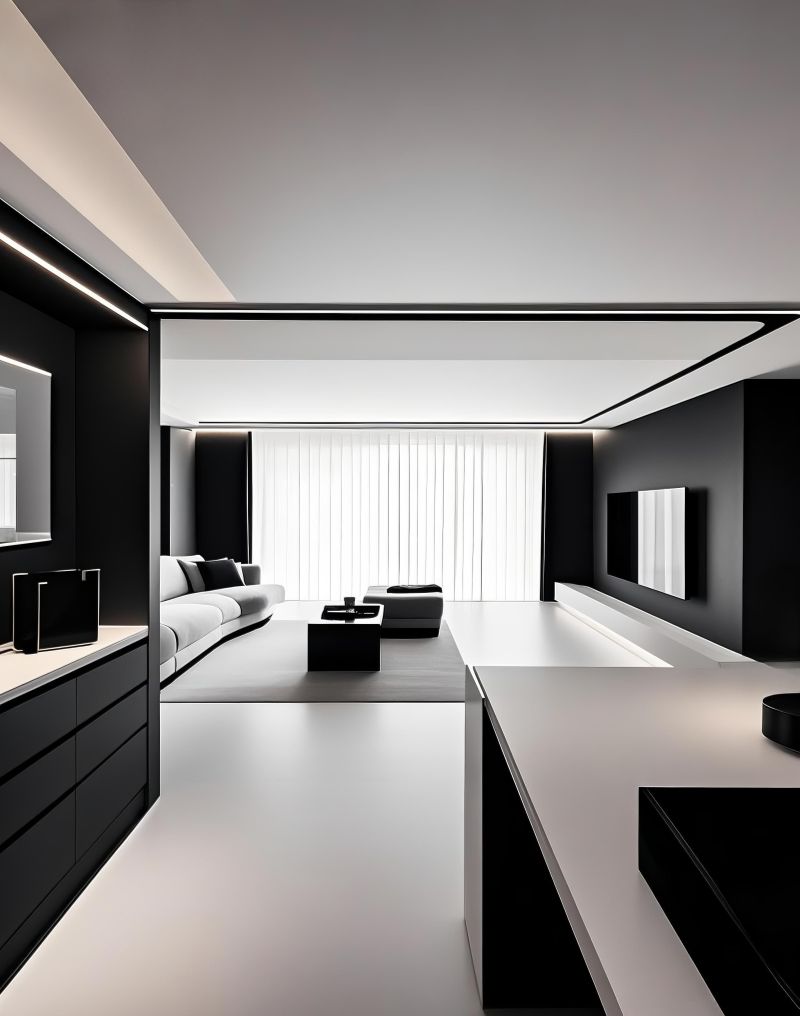 120㎡意式极简硬装，高级感是骨子里的克制 谁懂啊越看越好看。 - 家居知识