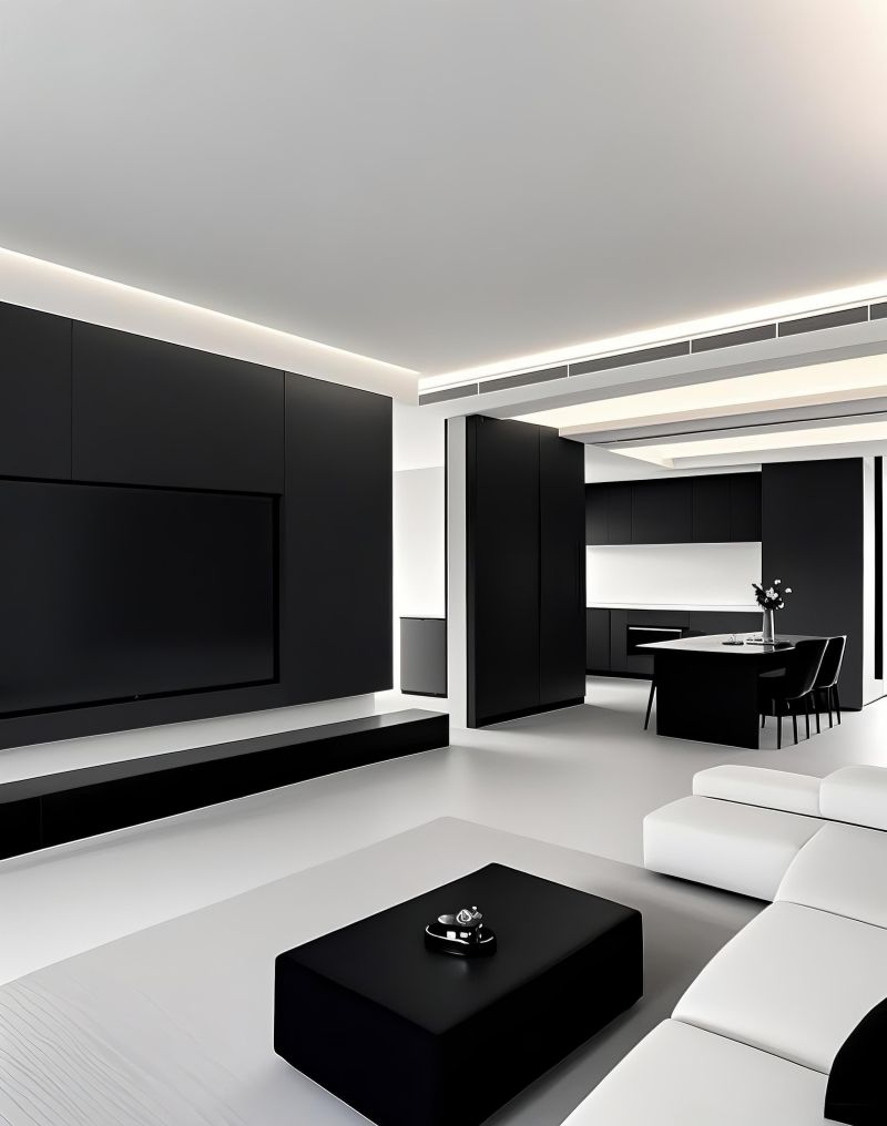 120㎡意式极简硬装，高级感是骨子里的克制 谁懂啊越看越好看。 - 家居知识