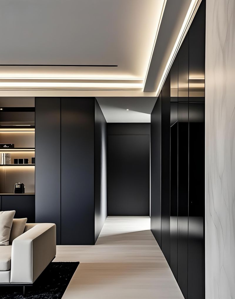 120㎡意式极简硬装，高级感是骨子里的克制 谁懂啊越看越好看。 - 家居知识