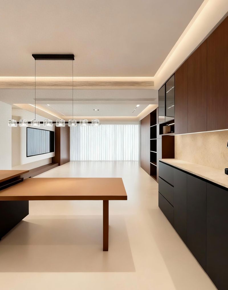 意式简约风硬装完工，高级感瞬间拉满！