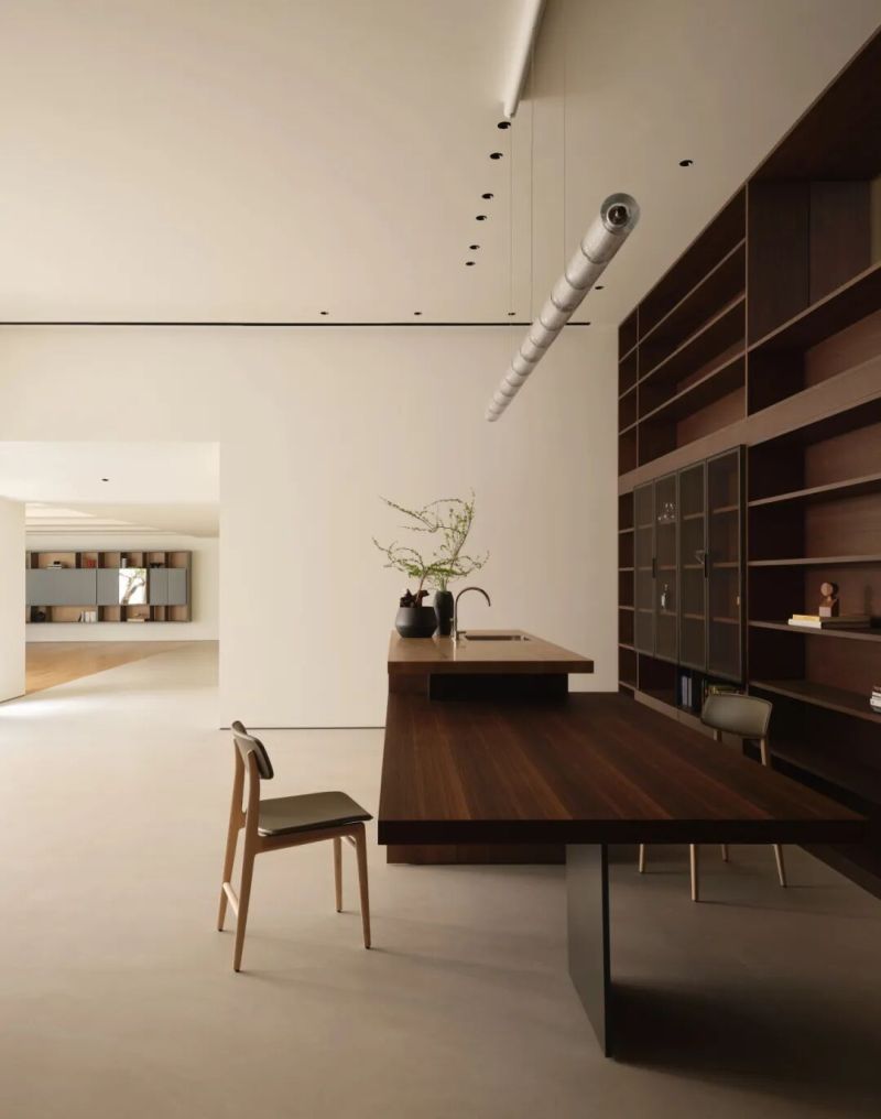 中式混搭极简有多惊艳？美得像一幅泼墨山水画 - 家居知识