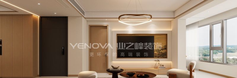 唐山吾悦和府142㎡现代风格装修案例赏析 | 业之峰装饰