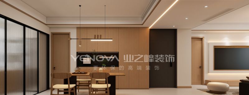 唐山吾悦和府142平方米现代风格装修效果案例|业之峰装饰 - 家居知识