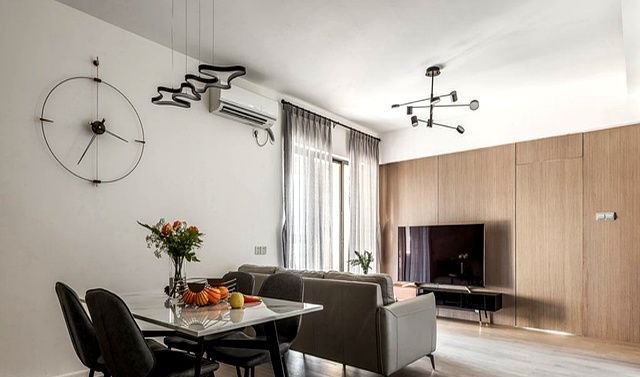103平现代风简约美家，烟灰与木色打造时尚前卫宅，大气还美观 - 家居知识