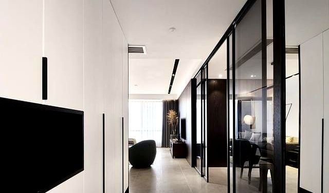 118平的极简家装，用黑白线条勾勒空间，越简单越高级！吸粉无数 - 家居知识