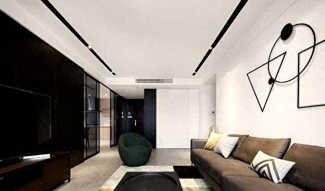 118平极简黑白家装，线条勾勒高级感，吸粉无数