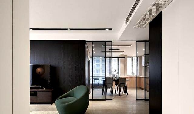 118平的极简家装，用黑白线条勾勒空间，越简单越高级！吸粉无数 - 家居知识