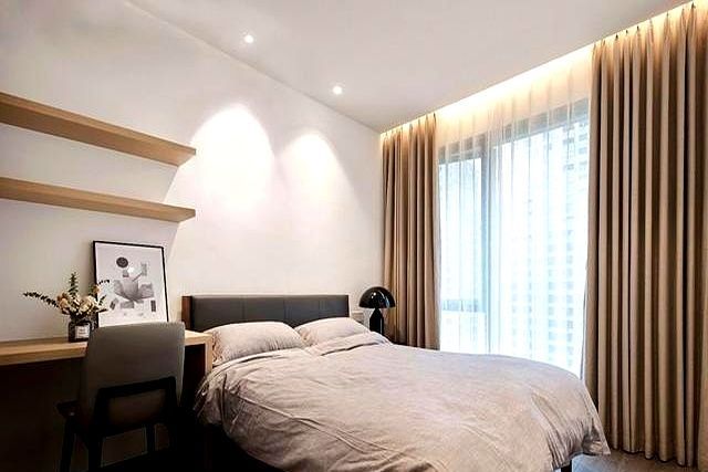 118平的极简家装，用黑白线条勾勒空间，越简单越高级！吸粉无数 - 家居知识