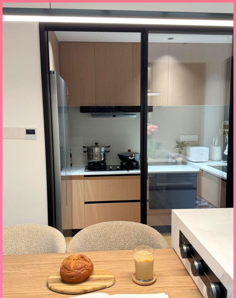 90后姑娘把89㎡的家装成"奶油梦境"，一进门就被治愈了 - 家居知识