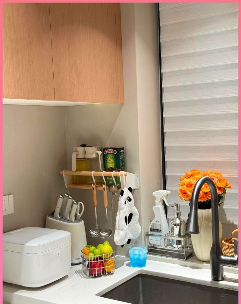 90后姑娘把89㎡的家装成"奶油梦境"，一进门就被治愈了 - 家居知识