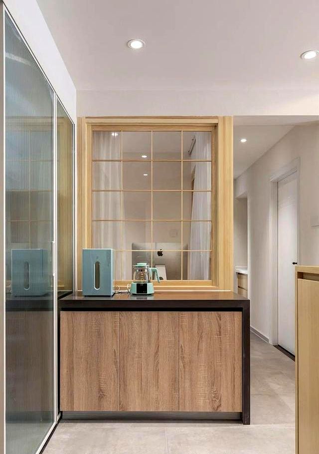 这套日系风装修好绝，巧设隔断，解决入户没有玄关正对客餐厅问题 - 家居知识