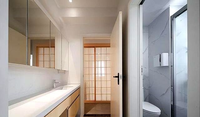 这套日系风装修好绝，巧设隔断，解决入户没有玄关正对客餐厅问题 - 家居知识