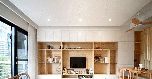 这套日系风装修好绝，巧设隔断，解决入户没有玄关正对客餐厅问题 - 家居知识