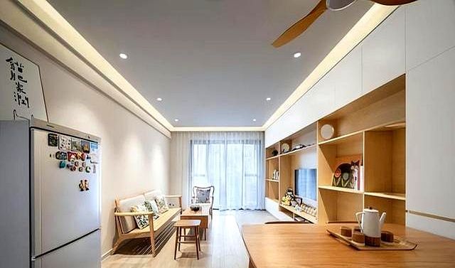 这套日系风装修好绝，巧设隔断，解决入户没有玄关正对客餐厅问题 - 家居知识