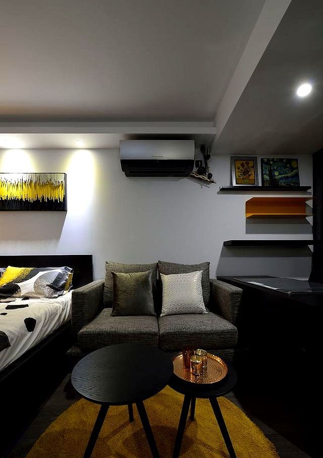 38平现代轻奢美居，大面黑镜有格调，高颜值家居氛围棒 - 家居知识