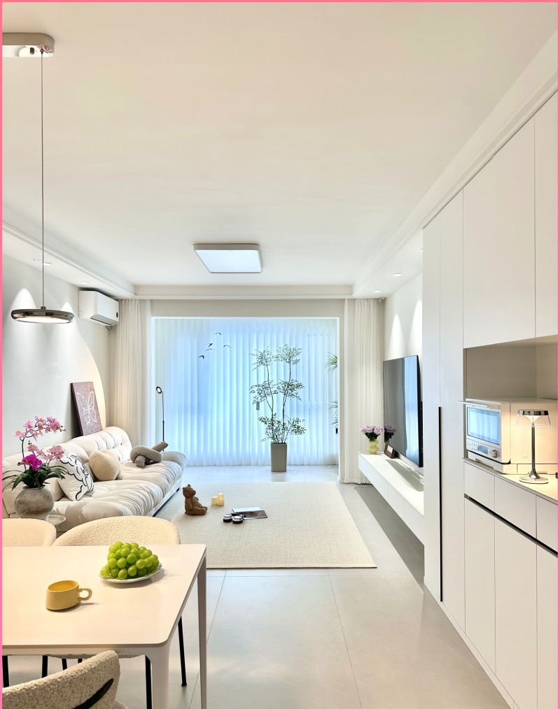 90后女孩的家火了！全屋奶油色调+无主灯设计！ - 家居知识