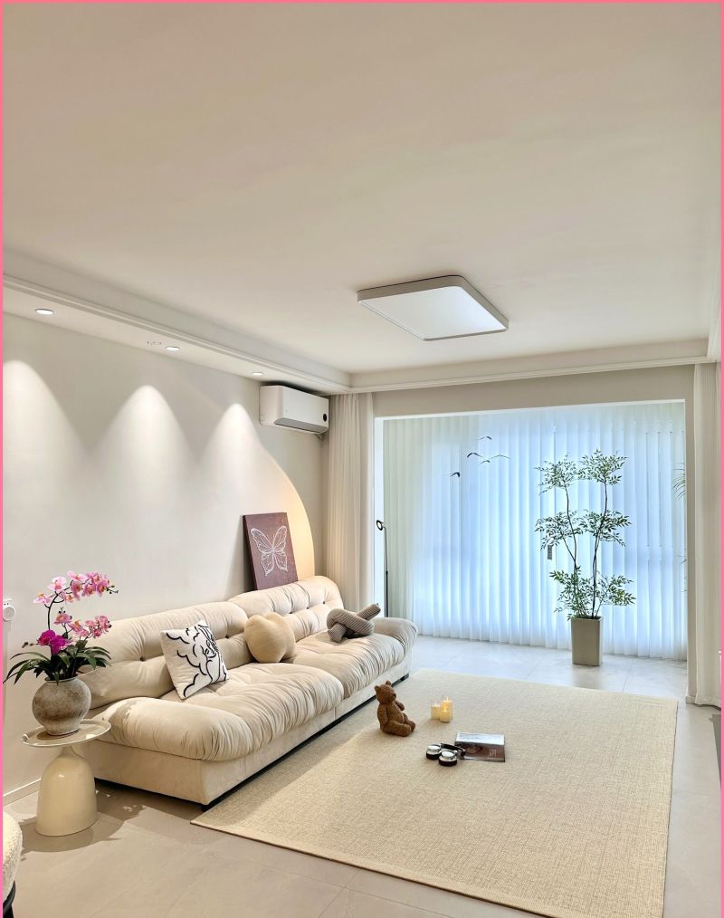 90后女孩的家火了！全屋奶油色调+无主灯设计！ - 家居知识