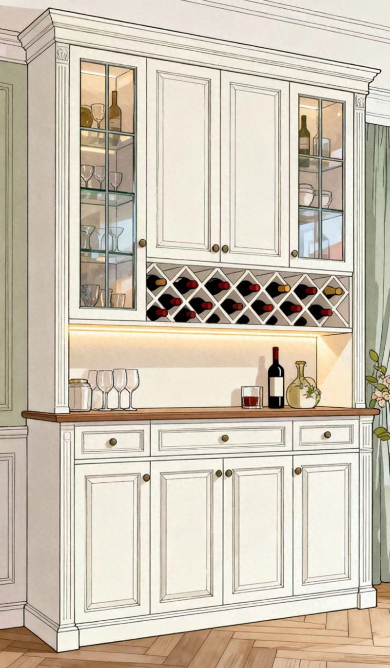 餐边柜设计灵感，实用与美观的完美结合