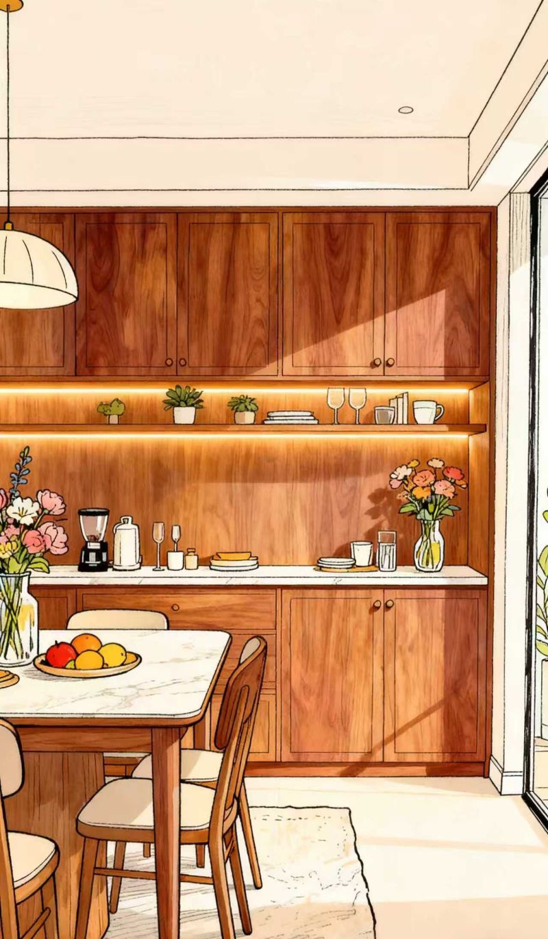 餐边柜设计日常 - 家居知识