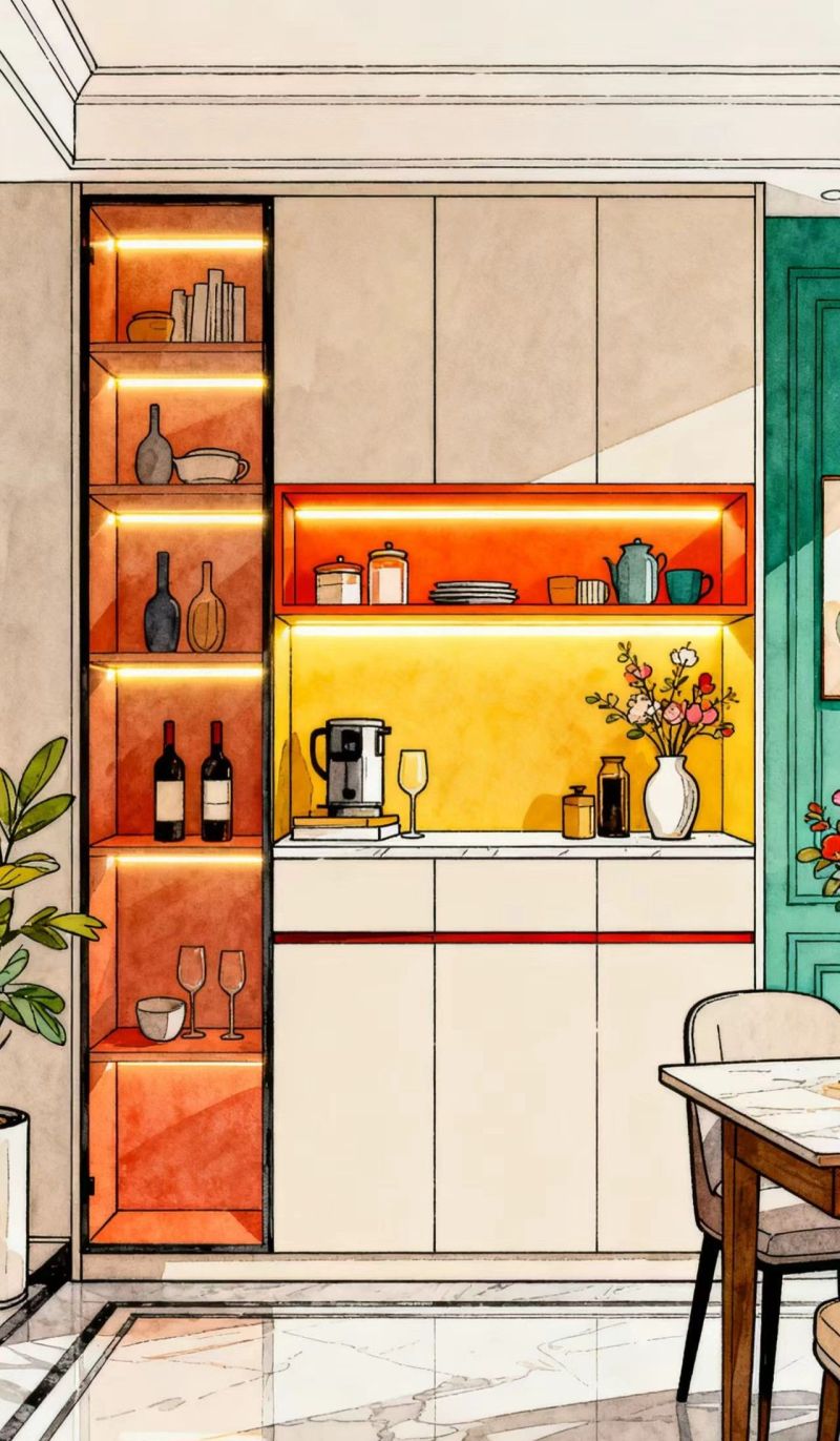 餐边柜设计日常 - 家居知识