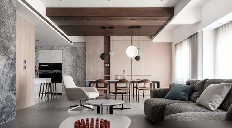 爸妈看了都爱的264㎡轻奢大平层,大理石+镜面,装出精致现代风！ - 家居知识