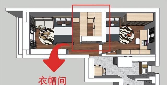 40㎡高性价比装修，主卧打造“柜中柜”衣帽间，收纳充足不拥挤 - 家居知识