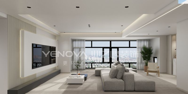 唐山中海九樾143平方米现代风格装修效果案例|业之峰装饰 - 家居知识